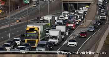 Major tail backs on the A1 as one lane closed due to collision near Metrocentre