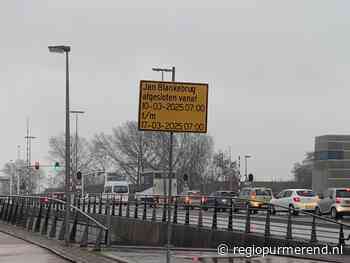 10- 28 maart werkzaamheden Jan Blankenbrug en Melkwegbrug