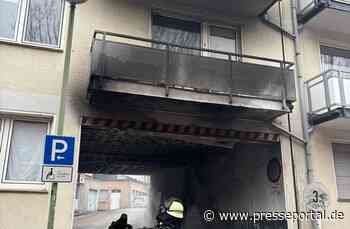 FW-E: Sperrmüllbrand sorgt für starke Rauchentwicklung im Südostviertel