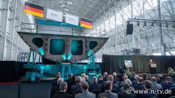 Kiellegung in Wolgast: "Modernstes Flottendienstboot der Welt" soll Putin abschrecken