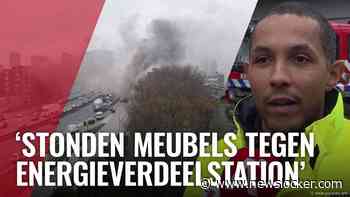 Brand zorgt voor grote rookwolk boven A10