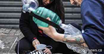 Protests against closure of Ontario consumption sites held in Toronto, other cities