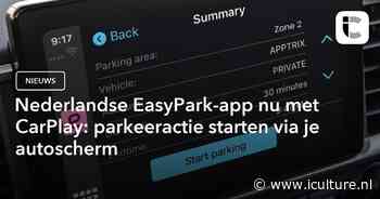 Nederlandse EasyPark-app nu met CarPlay: parkeeractie starten via je autoscherm