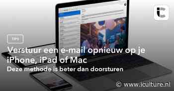 Verstuur een e-mail opnieuw op je iPhone, iPad of Mac