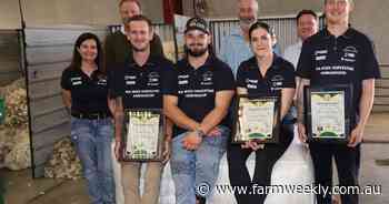 Young WA wool industry representatives hone their skills for Golden Shears