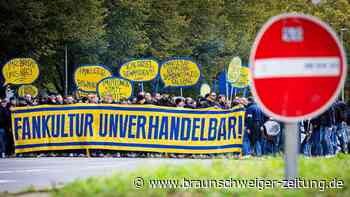 Fans von Eintracht Braunschweig wollen in Hannover demonstrieren