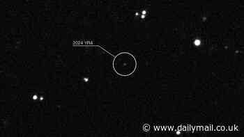 It's not the end of the world: Scientists finally declare Earth safe from newly discovered asteroid - but it could hit the Moon 