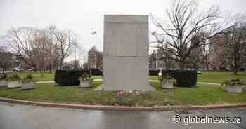John A. Macdonald is still in a box at Queen’s Park. One leader says that has to change