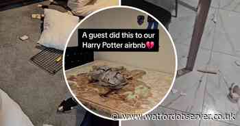 Guests wreck Harry Potter themed Booking.com rental for Leavesden visitors