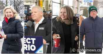 Ontario election 2025: Where the leaders are on Wednesday, Feb. 26