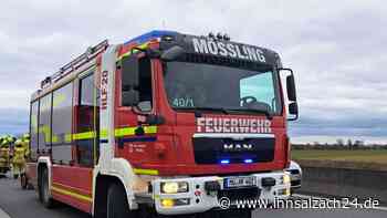 Feuerwehreinsatz auf der A94: Verkehrsbehinderungen auf Fahrbahn Richtung München