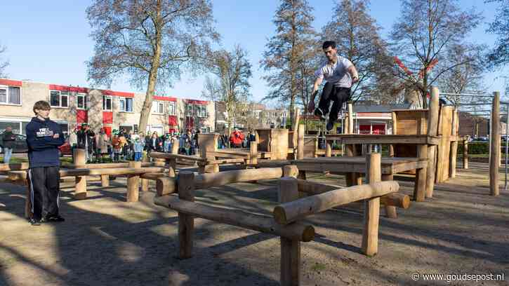Opening van de nieuwe freerunbaan en calisthenics voorziening in Korte Akkeren