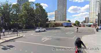 Busy road blocked due to multi-vehicle crash in Lewisham