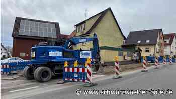 Umbau in Jettingen: Bushalte werden barrierefrei und teilweise digital