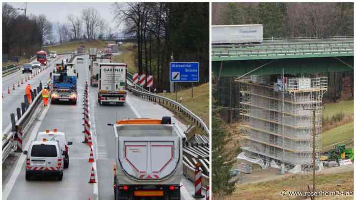 Priental-, Atzlbach- und Saalachbrücke: Autobahn GmbH steht wegen A8-Brücken unter großem Zeitdruck
