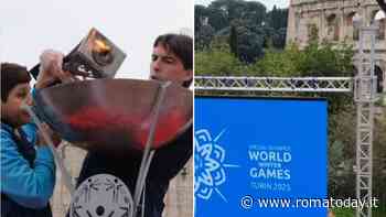 Special Olympics, la fiaccola dei Giochi Mondiali arriva a Roma
