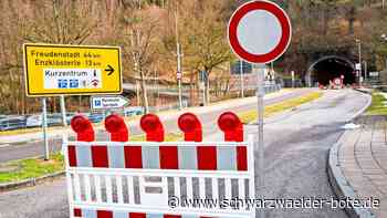 Meisterntunnel Bad Wildbad: Das Ersatzteil fehlt noch immer