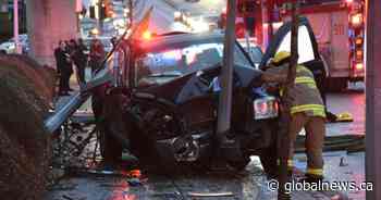 Impairment suspected in Burnaby crash when 2 women hit on sidewalk