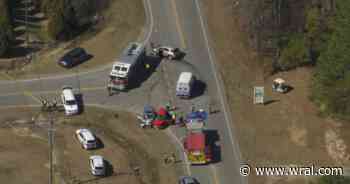 Serious 3-vehicle crash shuts down US 421 in Lillington