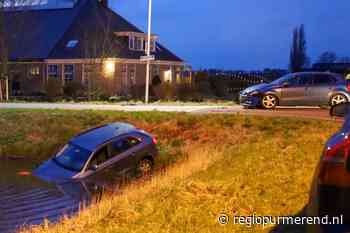 Ongeval in Noordbeemster: auto te water