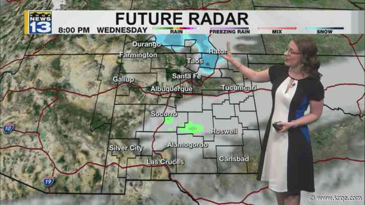 Spotty showers and a weak weekend storm