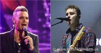 Robbie Williams invites Sam Fender to join him on stage Newcastle's 'biggest ever' festival