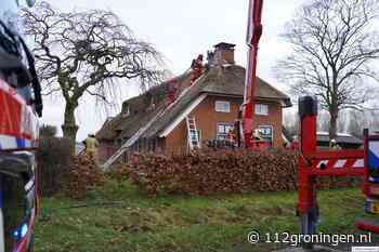 `Grote brand` in rietgedekte woning Drouwenerveen (Video)
