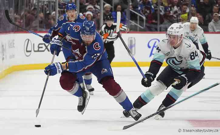 Forward Valeri Nichushkin will return to the Avalanche lineup for the 1st time in nearly 2 months