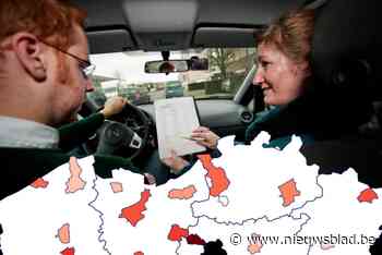 KAART. Het ene examencentrum is het andere niet: hoe hoog ligt de slaagkans voor een rijbewijs in jouw regio?