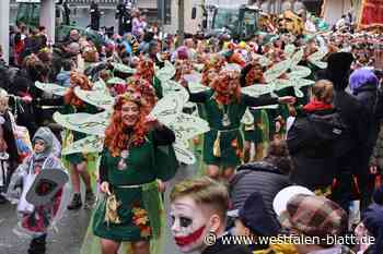 Karnevalsumzüge 2025 im Kreis Höxter