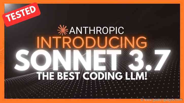 Claude 3.7 Sonnet Fully Tested : Advanced AI for Developers and Researchers