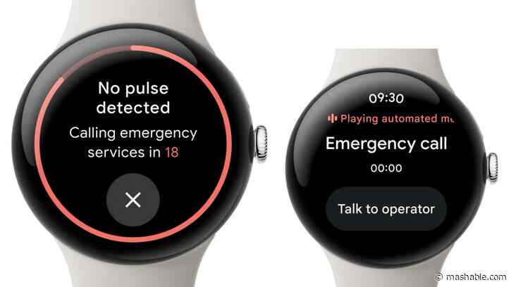Google Pixel Watch 3 can detect loss of pulse and call 911