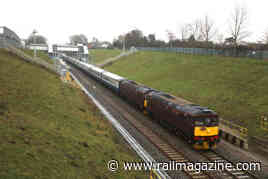 First passenger train covers East West Rail as'196' tests also get under way