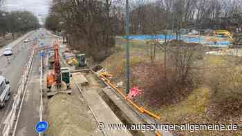 Großbaustelle: Lechhauser Bad wird ans Kanalnetz angeschlossen