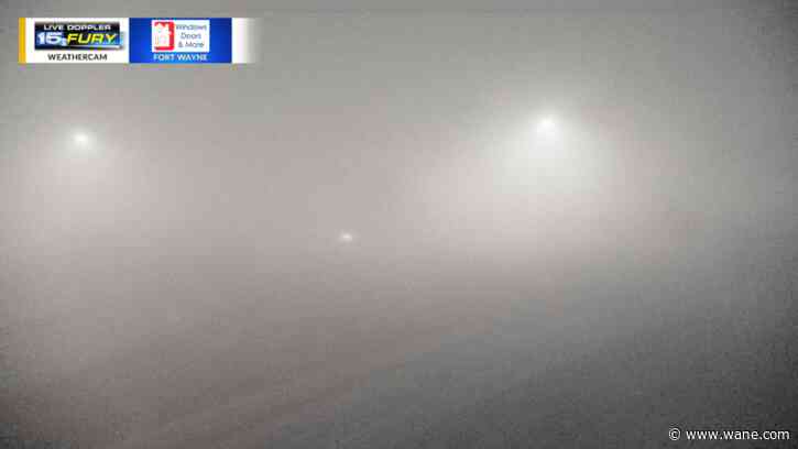 Fog early this AM with gusty winds & rain today