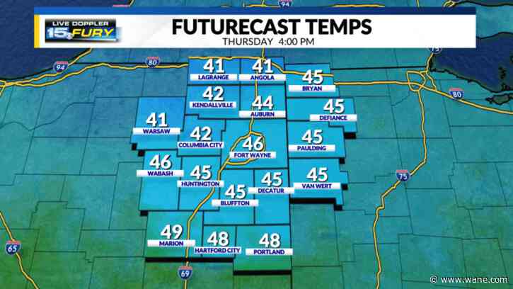 Patchy fog gives way to gusty winds & rain today