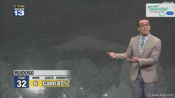 East Canyon winds are calming but a cool & drier day ahead