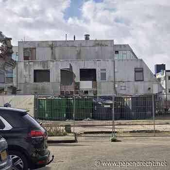 Laatste fase sloop buitenkant voormalige politiebureau en voormalige brandweerkazerne