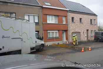 Gaslek bij werken in rijwoning
