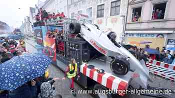 Der Regen kann die Stimmung beim Lumpigen in Landsberg nicht trüben