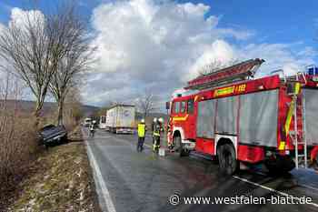 Fahrer bei Grundsteinheim schwer verletzt