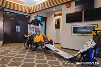 Chris Seynaeve aan startstreep van Arctic Ultra Horror Stage