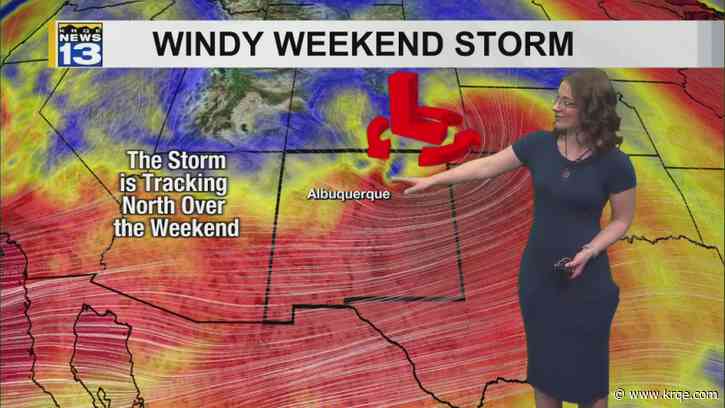 Weak weekend storm incoming