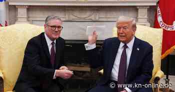 Trump trifft Starmer: „Ich glaube, Putin wird sein Wort halten“