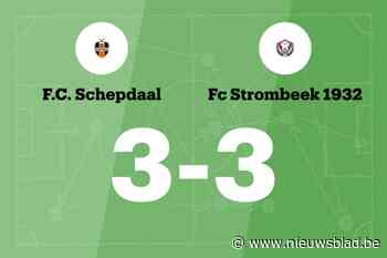 Eindelijk een punt voor Schepdaal B