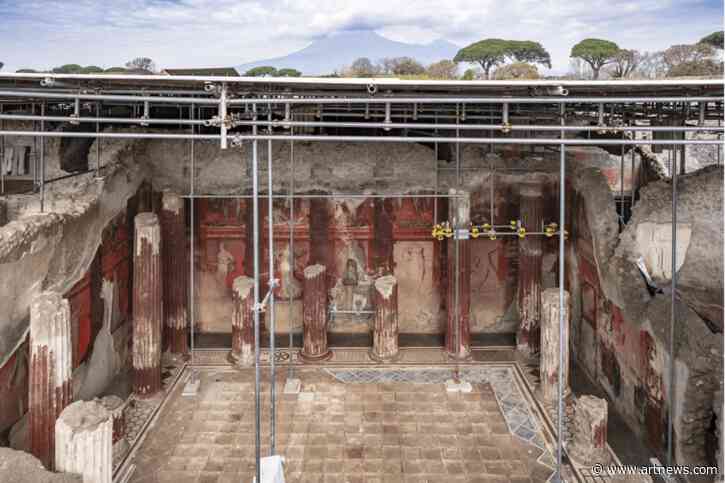 Frescoes Depicting a Mysterious Ritual Linked to the Cult of Dionysus Discovered at Pompeii