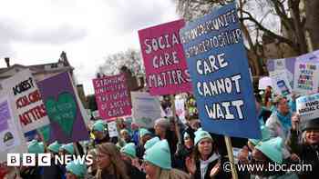 Protesters from care sector demand help with costs
