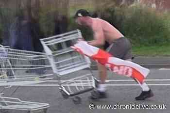 CCTV shows rioter's despicable behaviour in Sunderland disorder