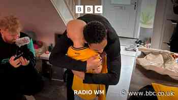 Wolves star pays a special visit to a young fan