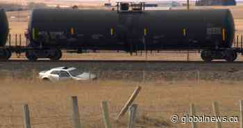 Woman killed in collision between vehicle and train near Airdrie